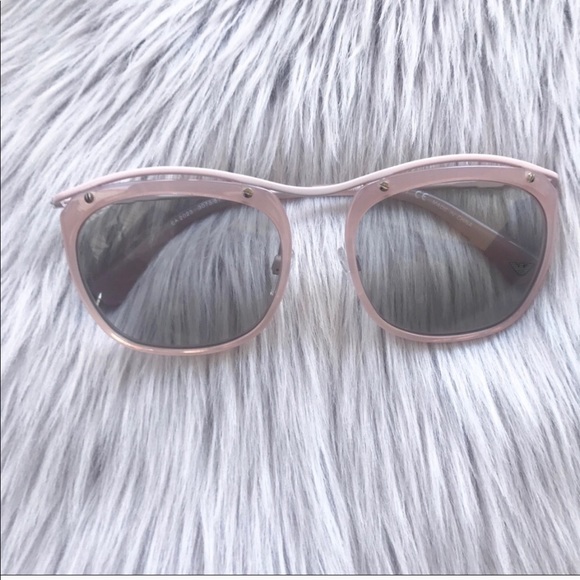 Emporio Armani Accessories - Emporio Armani Blush Pink Metal Frame Sunglasses